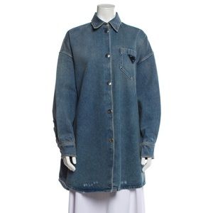 Prada denim oversized shirt/jacket